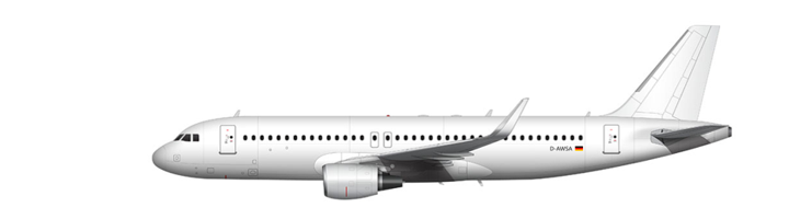A320 (CFM - SL) Profile View