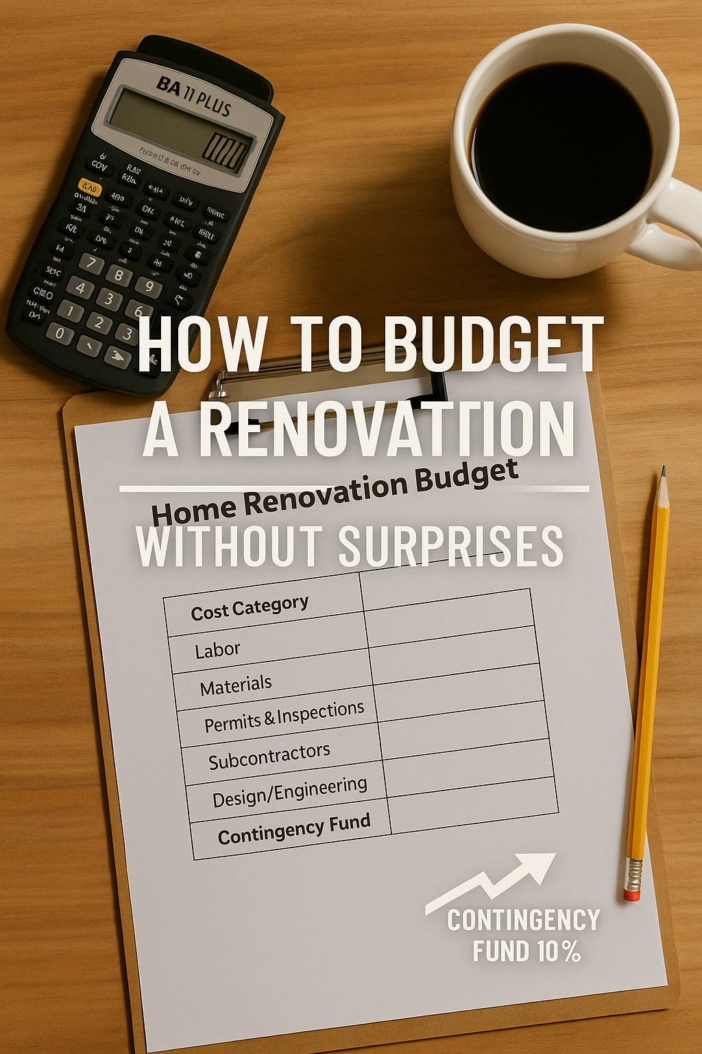 💸 How to Budget a Renovation — Without Surprises