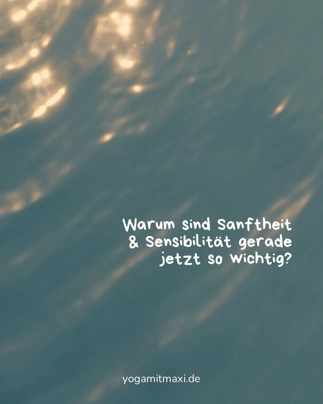 ein bisschen mehr Sanftheit &amp; Sensibilit&auml;t ⭐️