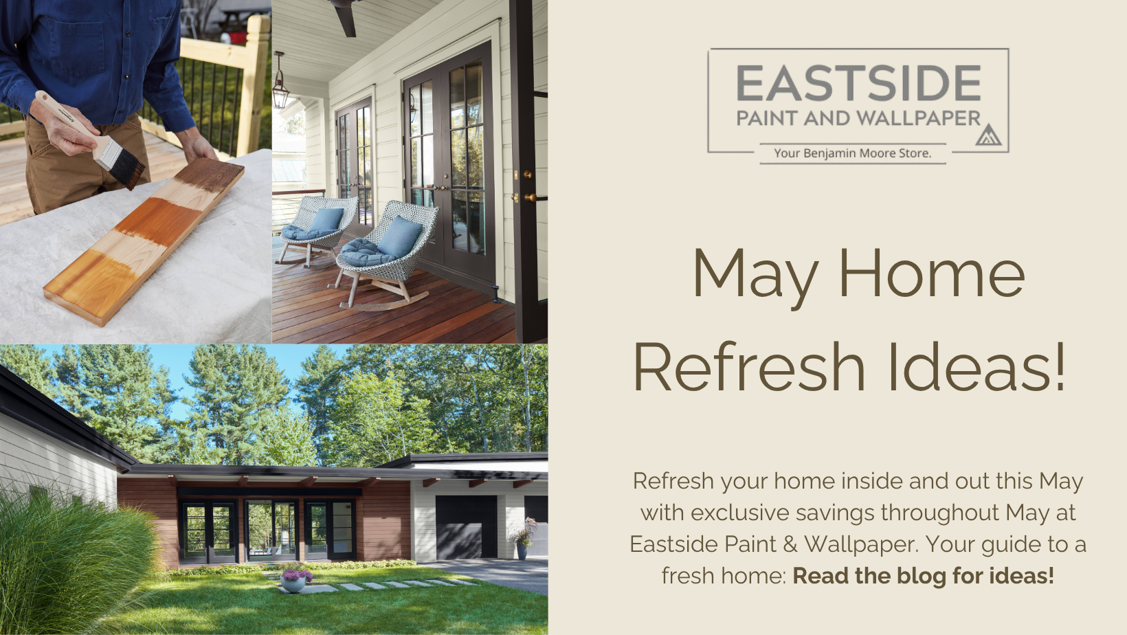 May Home Refresh Ideas for Saskatoon Homes: Paint, Wallpaper, Blinds &amp; Exterior Updates