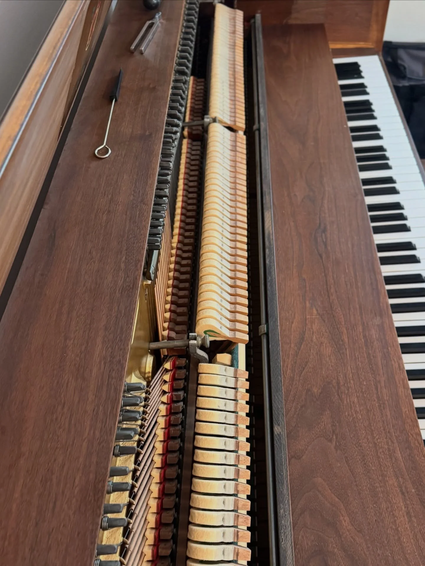 This Gulbransen upright piano is in great condition! It sounds amazing after a fresh tuning, too!