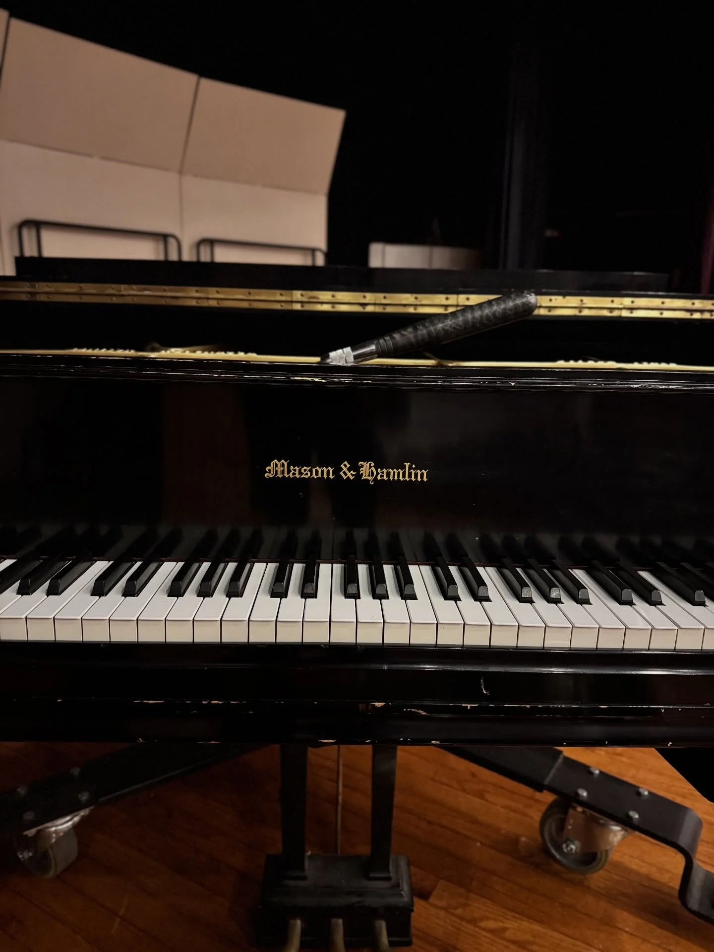 Tuned this beautiful Mason &amp; Hamlin baby grand for First Philadelphia Preparatory Charter School. Their holiday concert is this week!!
