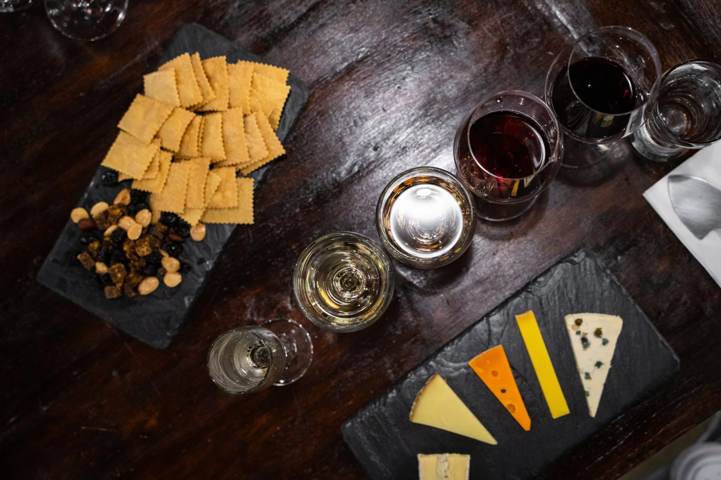  Five expert wine and cheese pairings, presented by Assorted Table and Orrman’s Cheese Shop. 