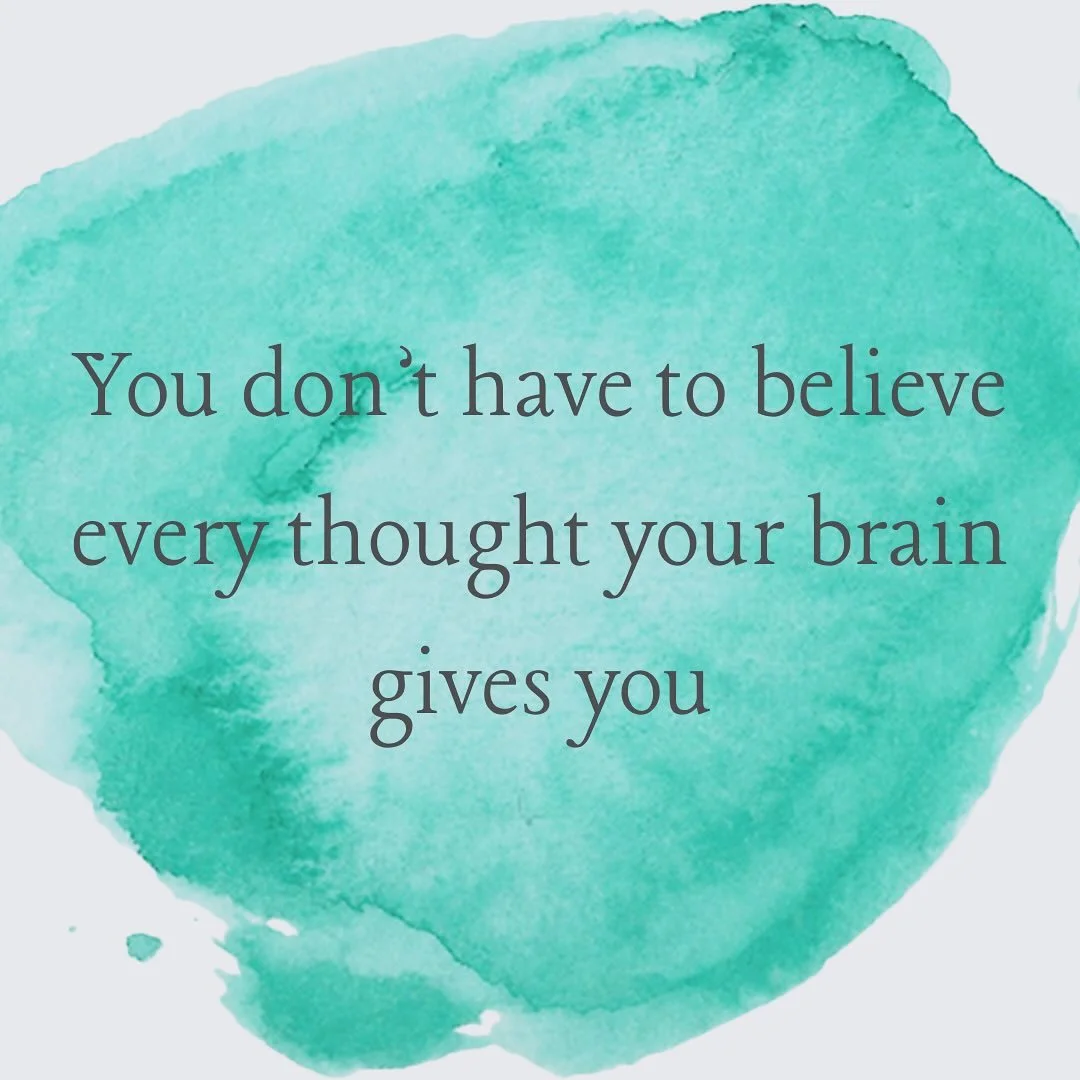 And thank goodness for that! Our brains generate thousands of thoughts a day, &amp; some of those thoughts aren&rsquo;t helpful. Don&rsquo;t even get me started on OCD thoughts. Those thoughts are especially unhelpful! So, please remember that just b