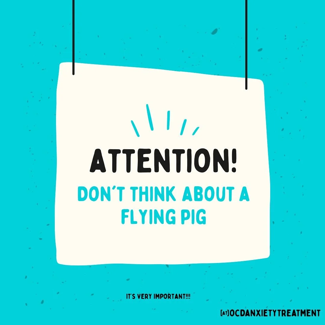 Ever notice how the more you try to push away a thought or a feeling the bigger it gets?  That&rsquo;s the heart of the OCD cycle - avoidance and compulsions bring short-term relief, but they reinforce the fear long-term.

Each time you check, avoid,