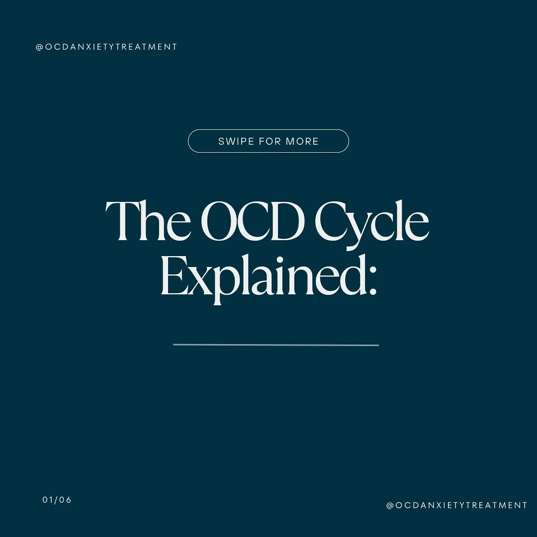 OCD isn&rsquo;t about control. It&rsquo;s about fear. Learn how the OCD cycle traps you and how ERP helps break it. 💙

#OCDCycle #OCDawareness #OCDWeek #TogetherAgainstOCD #ERPtherapy #OCDtreatment #CBT #AnxietyTherapy #MentalHealthEducation #BreakS