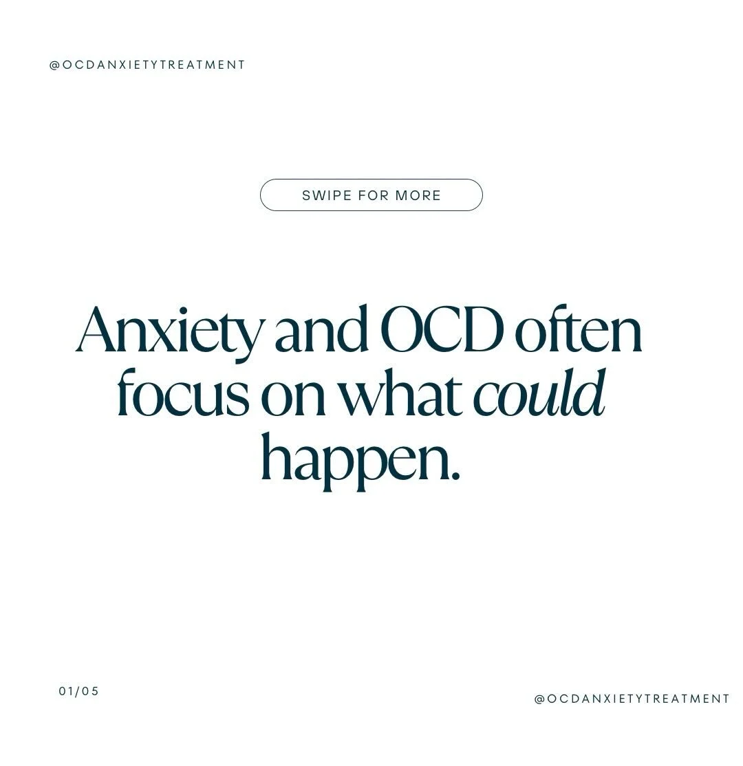 Anxiety and OCD often focus on what is possible rather than what is probable.

Our minds are incredibly good at imagining worst-case scenarios, but possibility and probability are not the same thing.

Learning to notice this shift can be an important