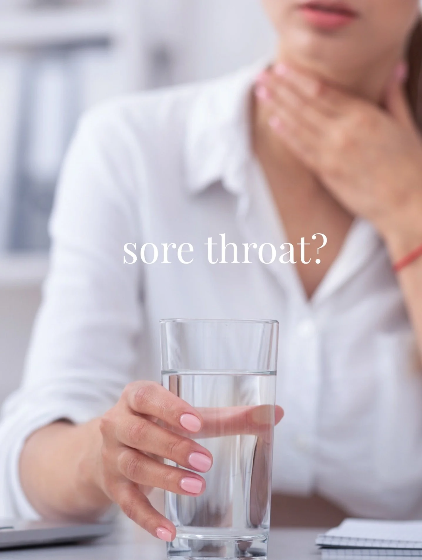 &hellip;this is just one of the ailments The Clinic is here to help treat and it is THAT time of year! If you or someone in your family feels a sore throat coming on, give us a call! We also help with strep too! Easy appointments at your convenience!