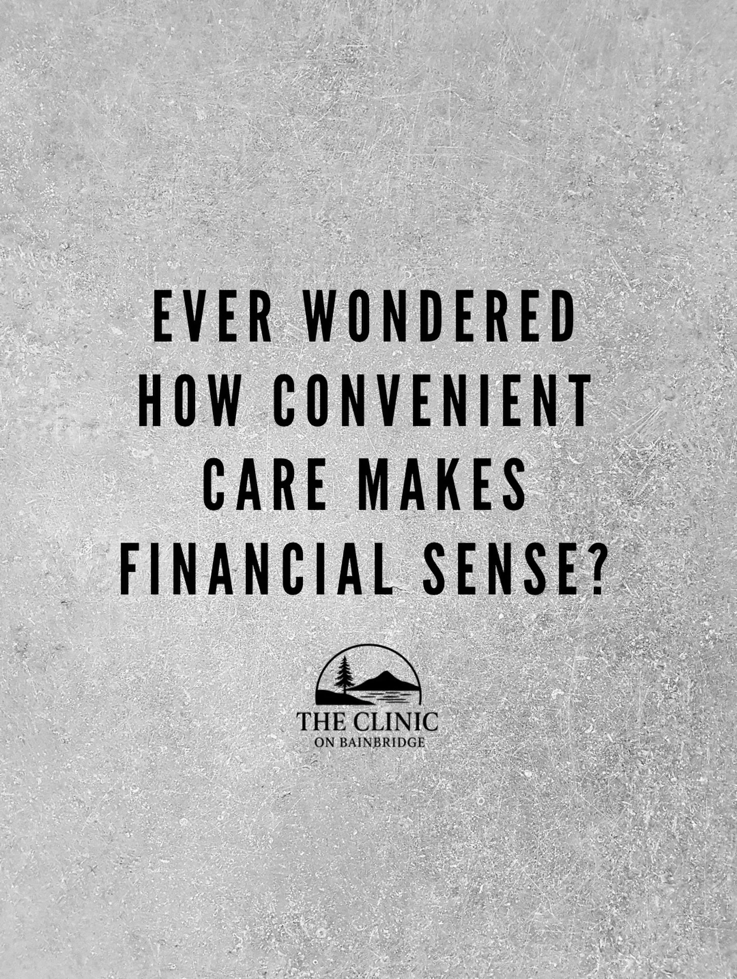 Typically, insurance deductibles reset yearly. Until those deductibles are met, you may end up paying out-of-pocket for your medical care. Making quick, cash-pay visits can save you time and offer a much more affordable solution for individuals and f