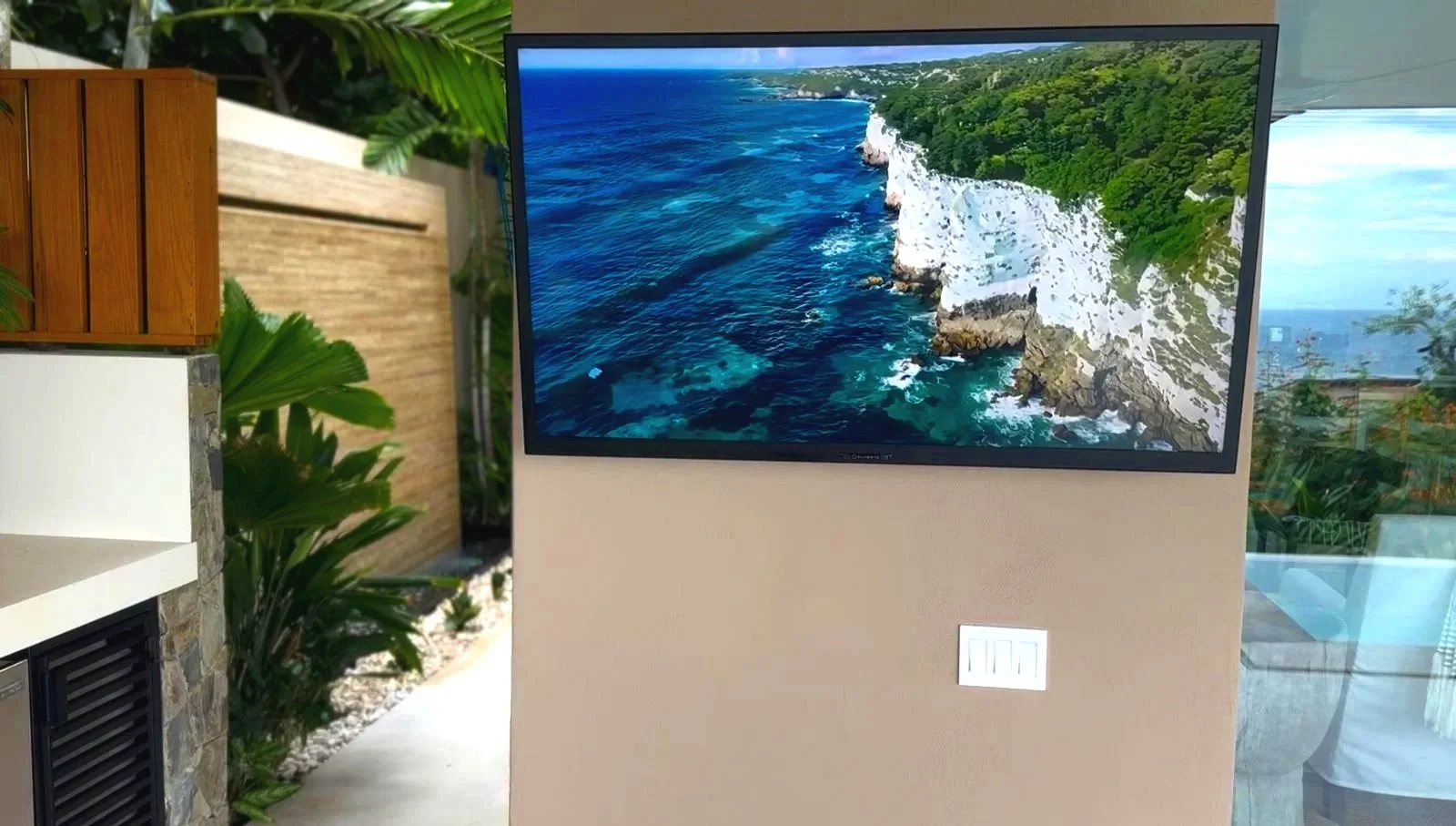 Outdoor Pool Terrace TV