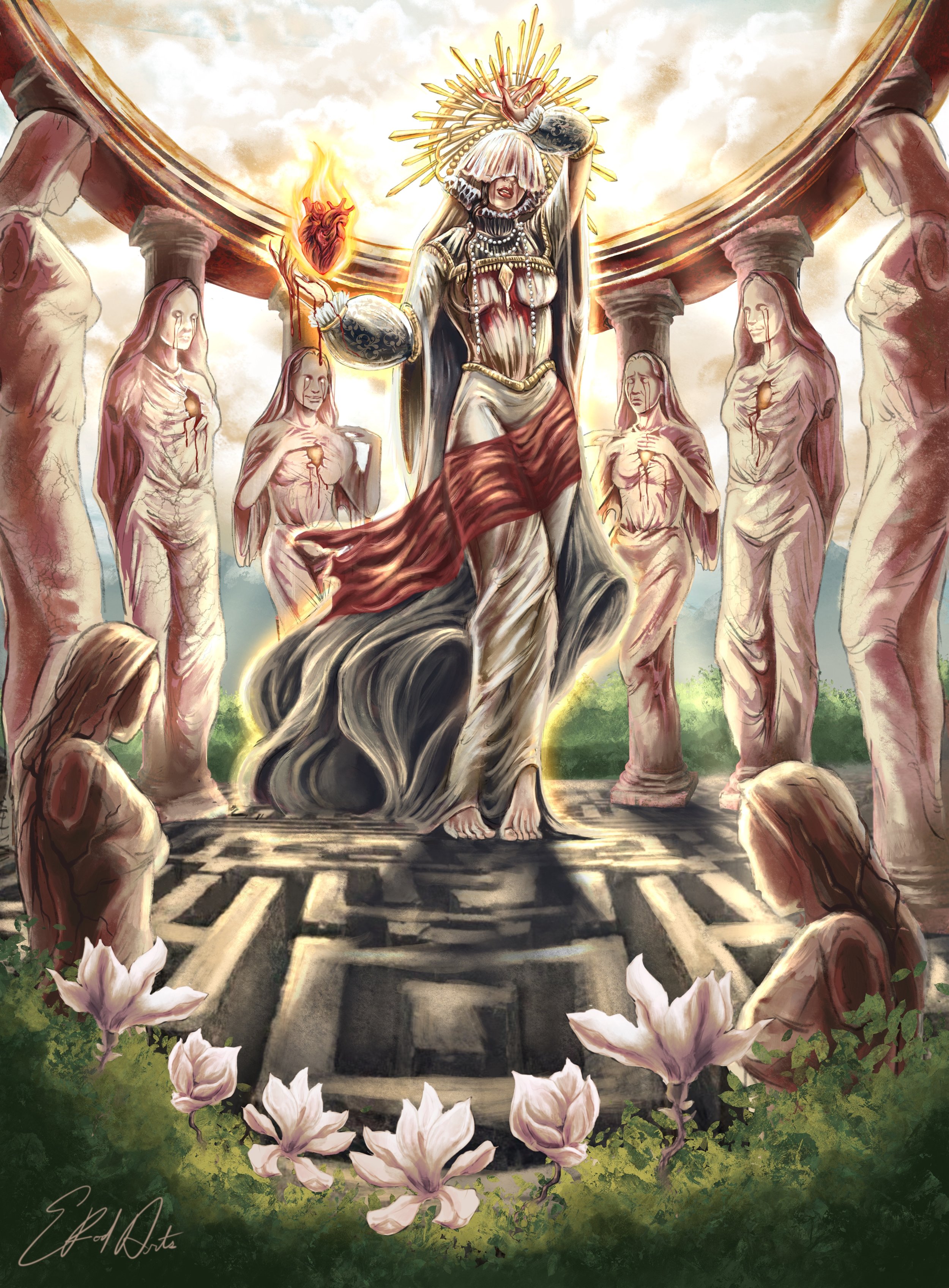 Divine Intervention-a piece inspired by the music of Rosalia.
Procreate
2025