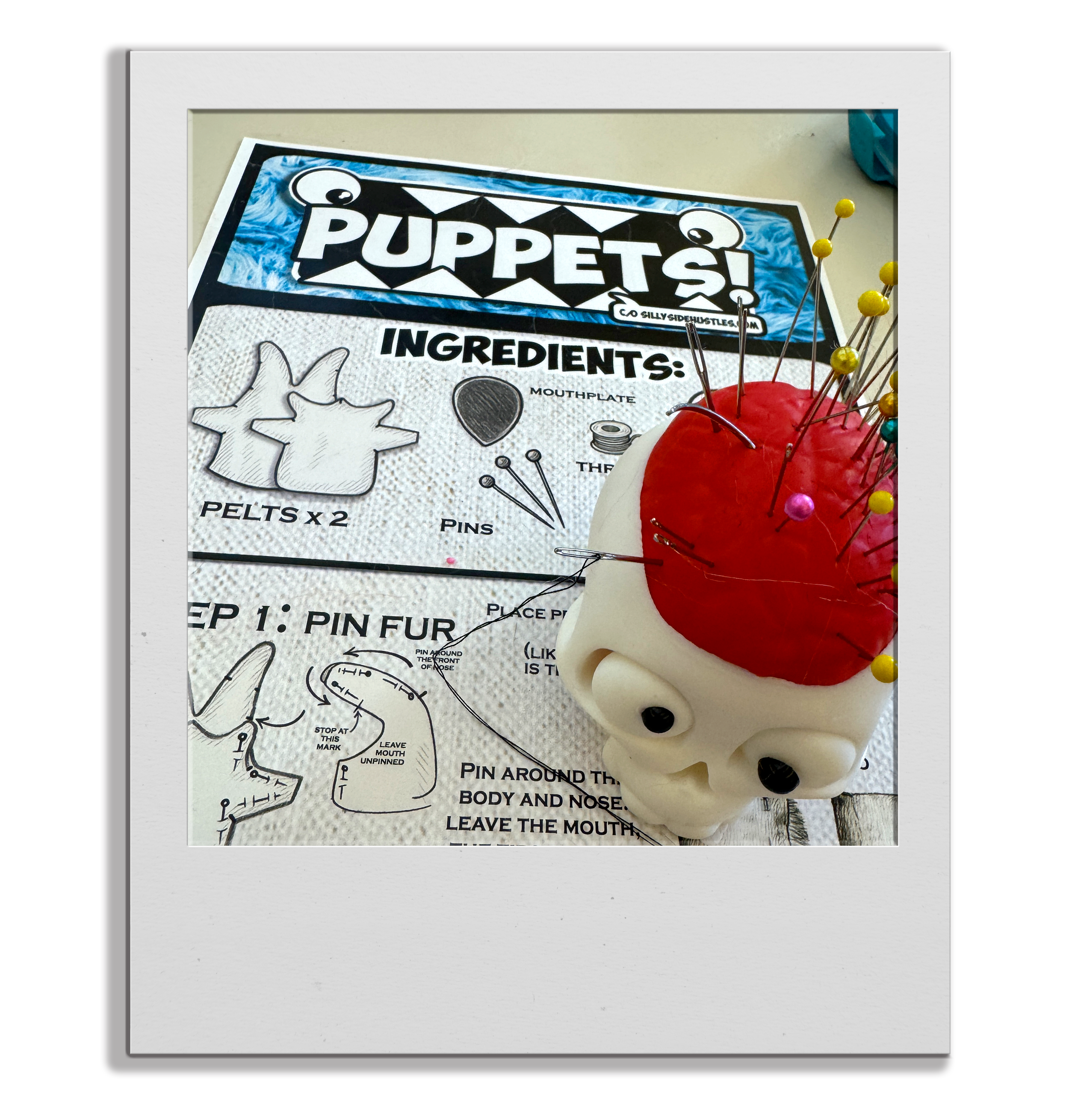 Instructions provided, no previous crafting skills needed. 