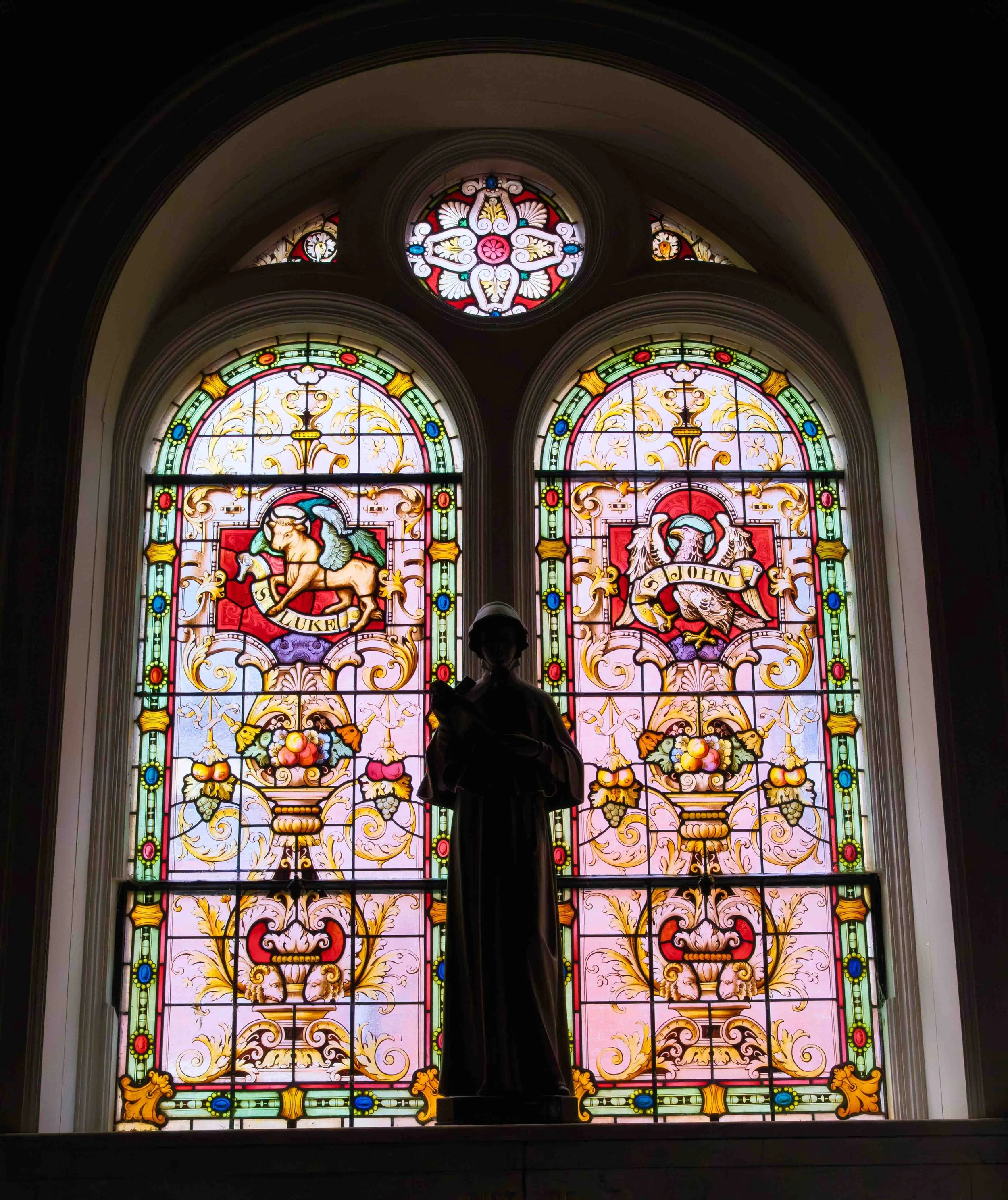 SS Luke and John Window at St Patrick Cathedral