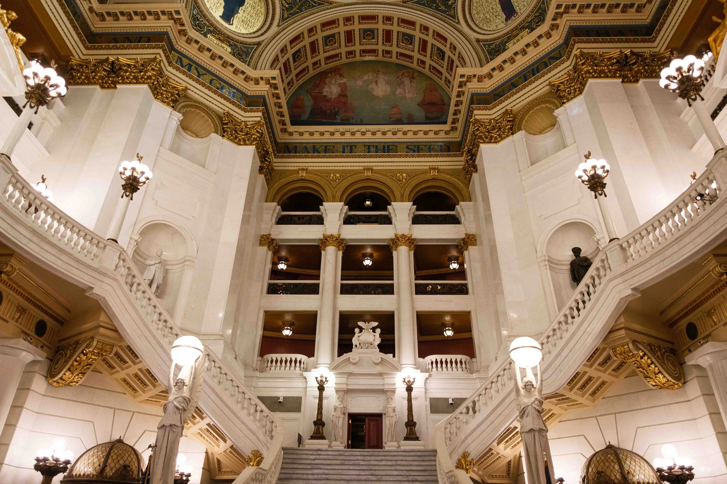 Flying Staircases in Capitol Rotunda