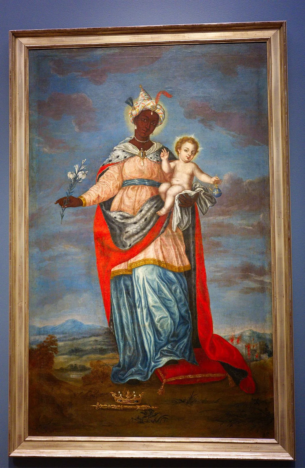 African Saint with Holy Child-Philadelphia Art Museum