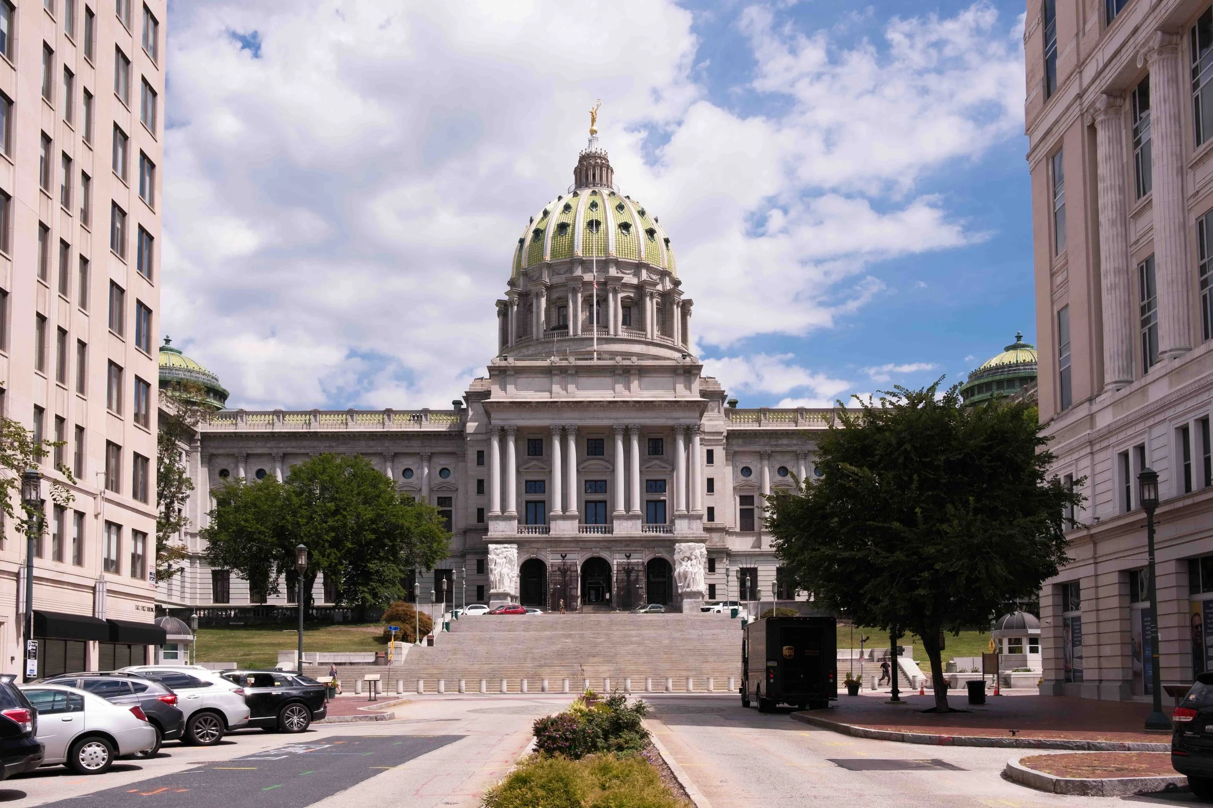 Pennsylvania Capitol West Elevation
