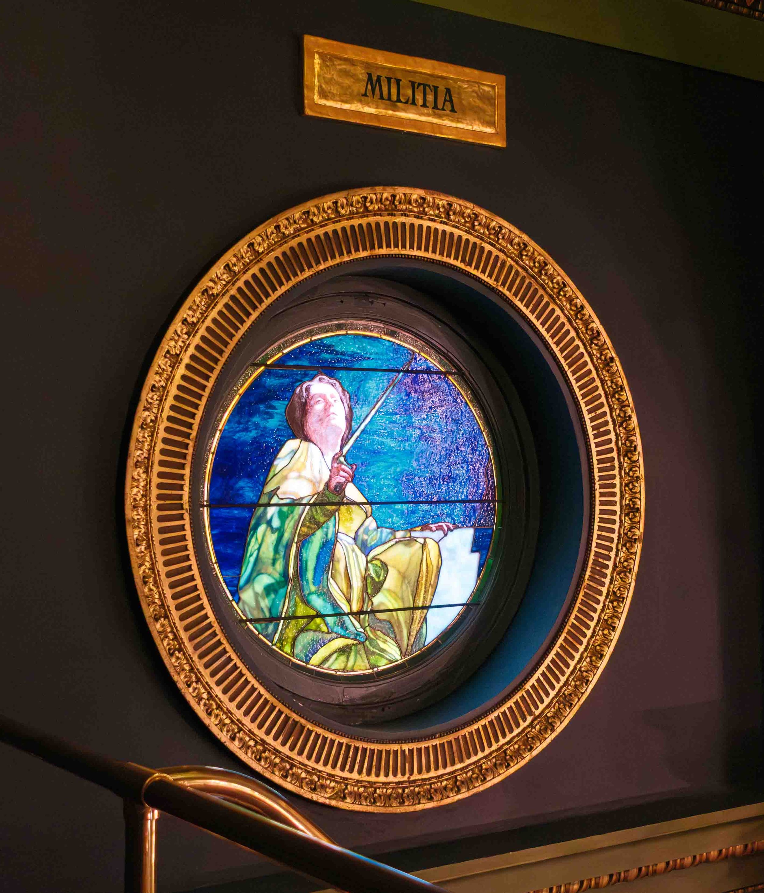 Militia Window in the Senate Visitor Gallery