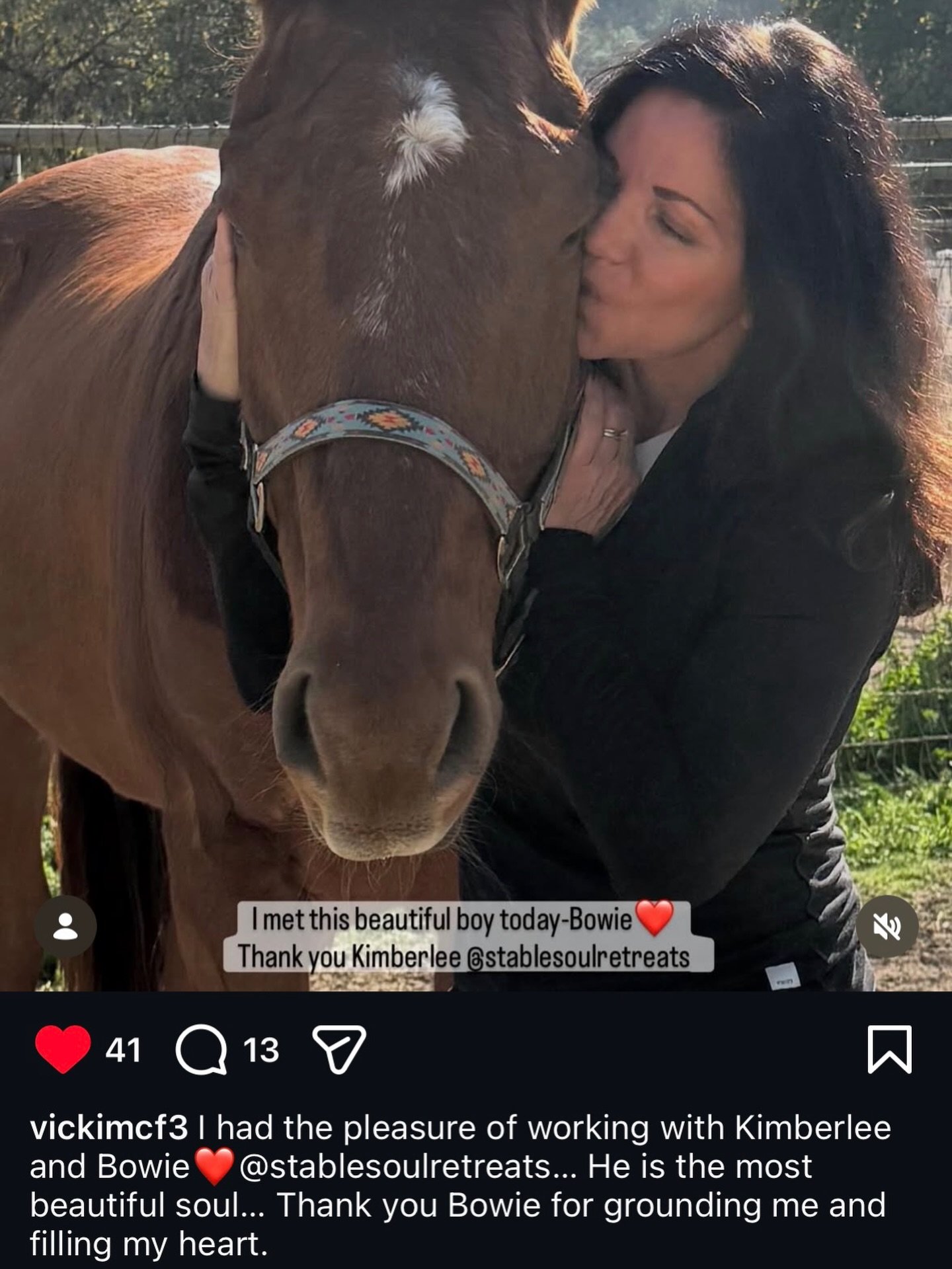 ✨ Client Love ✨

Moments like these are why we do what we do. Horses like Bowie have an incredible way of meeting us exactly where we are &mdash; offering calm, connection, and a sense of grounding that words can&rsquo;t always explain.

At Stable So
