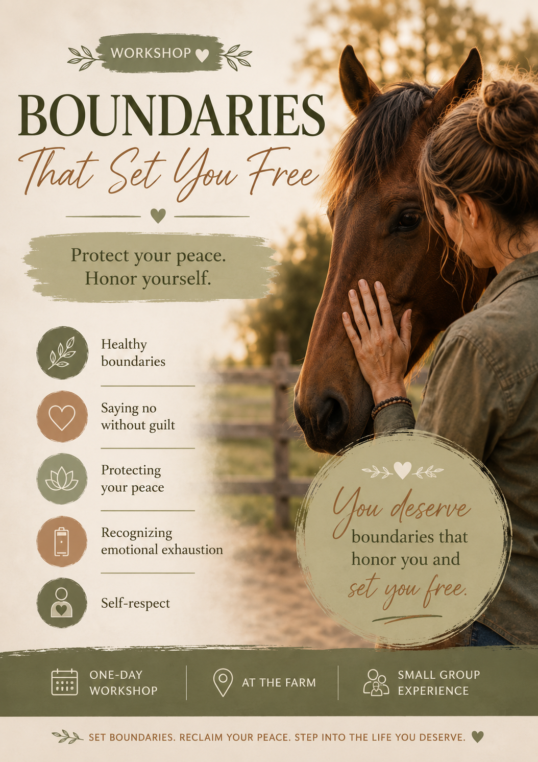 Boundaries That Set You Free Workshop
