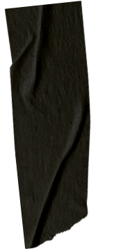 Close-up of black fabric with a textured surface and a slight fold.