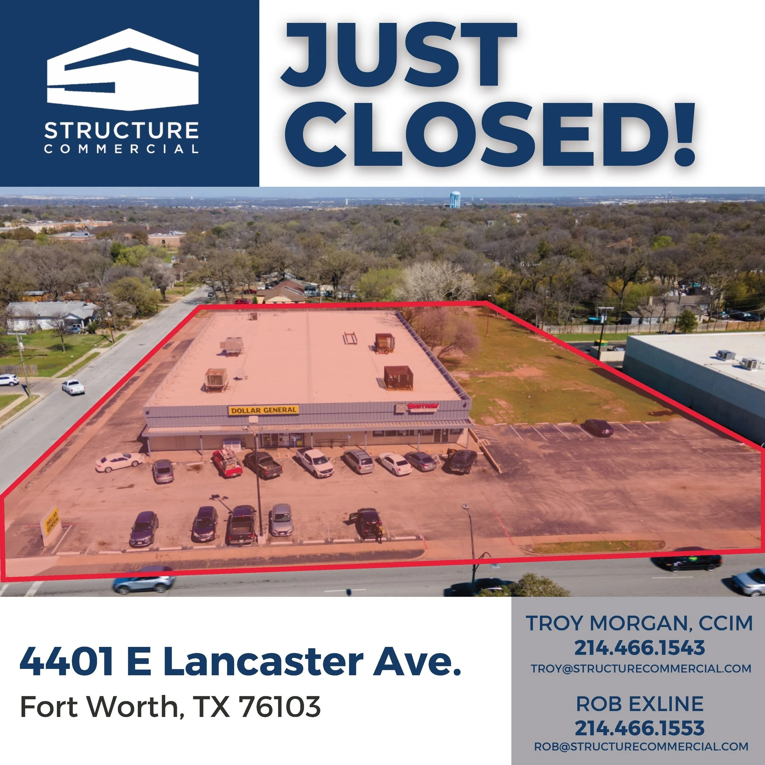 4401 E Lancaster- Closed!
