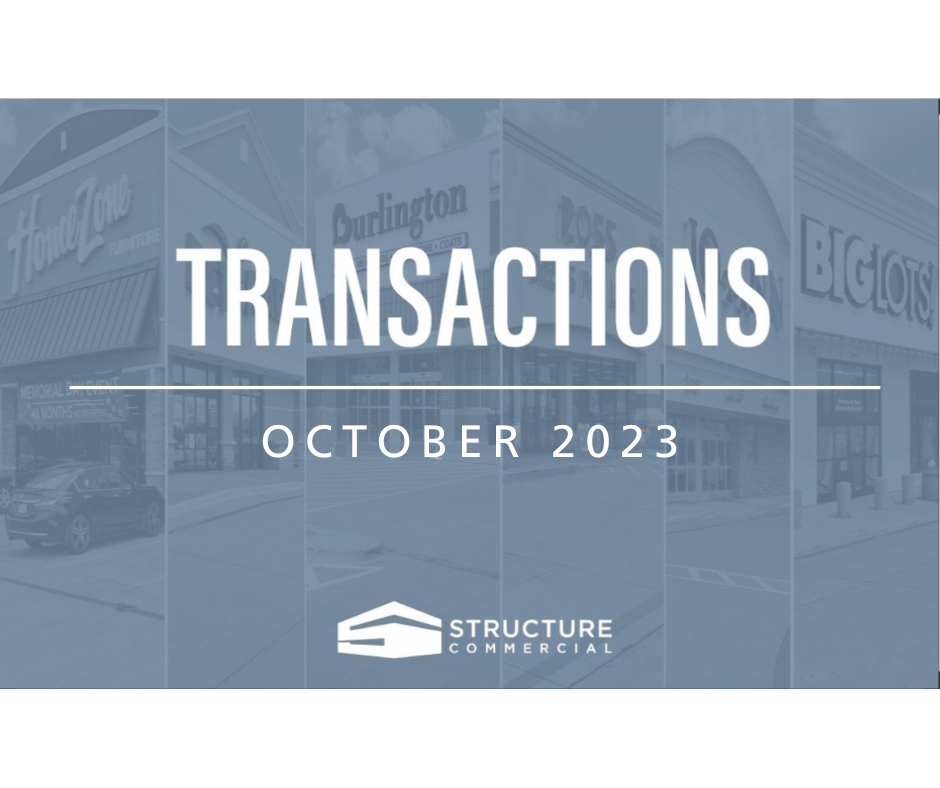 October 2023 Transactions