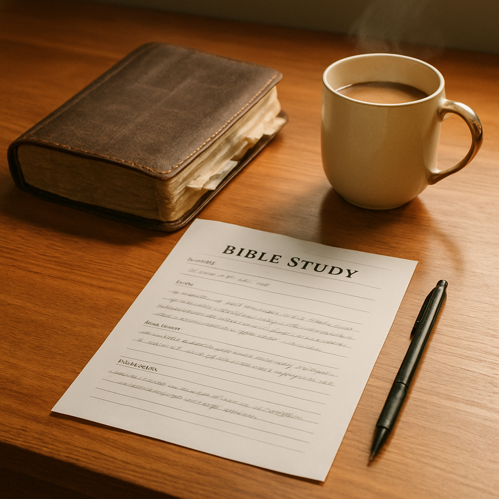 Deeper Bible Study Template