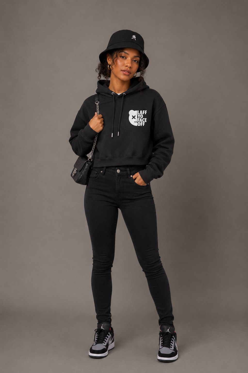 KL Retro Wave Black Hoodie
