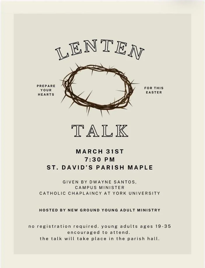 LENTEN TALK - ‘PREAPRE YOUR   HEARTS FOR THIS EASTER’