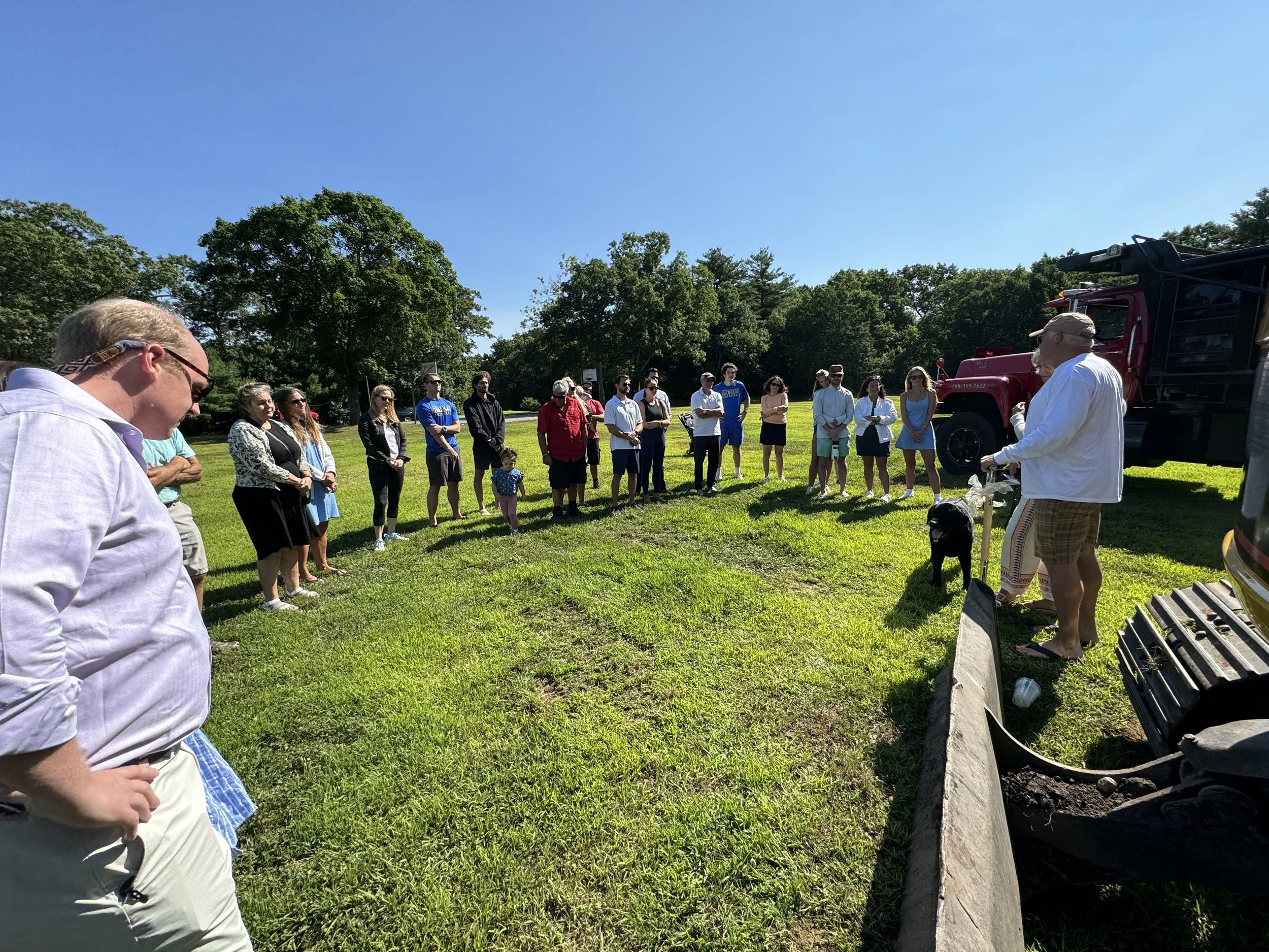 Chase Rideout Hyde Memorial Court groundbreaking