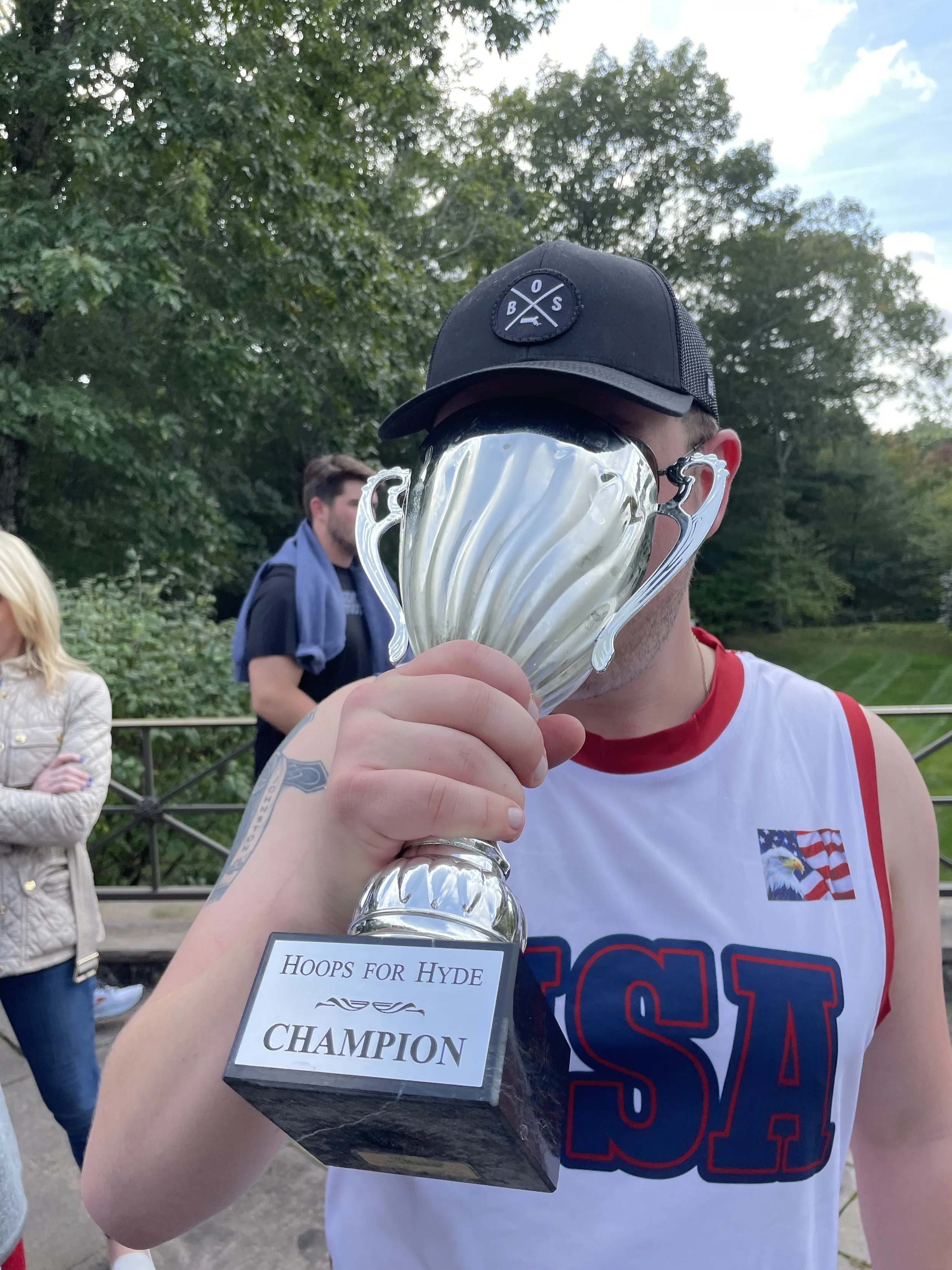 Brian & the Hoops for Hyde Championship Trophy