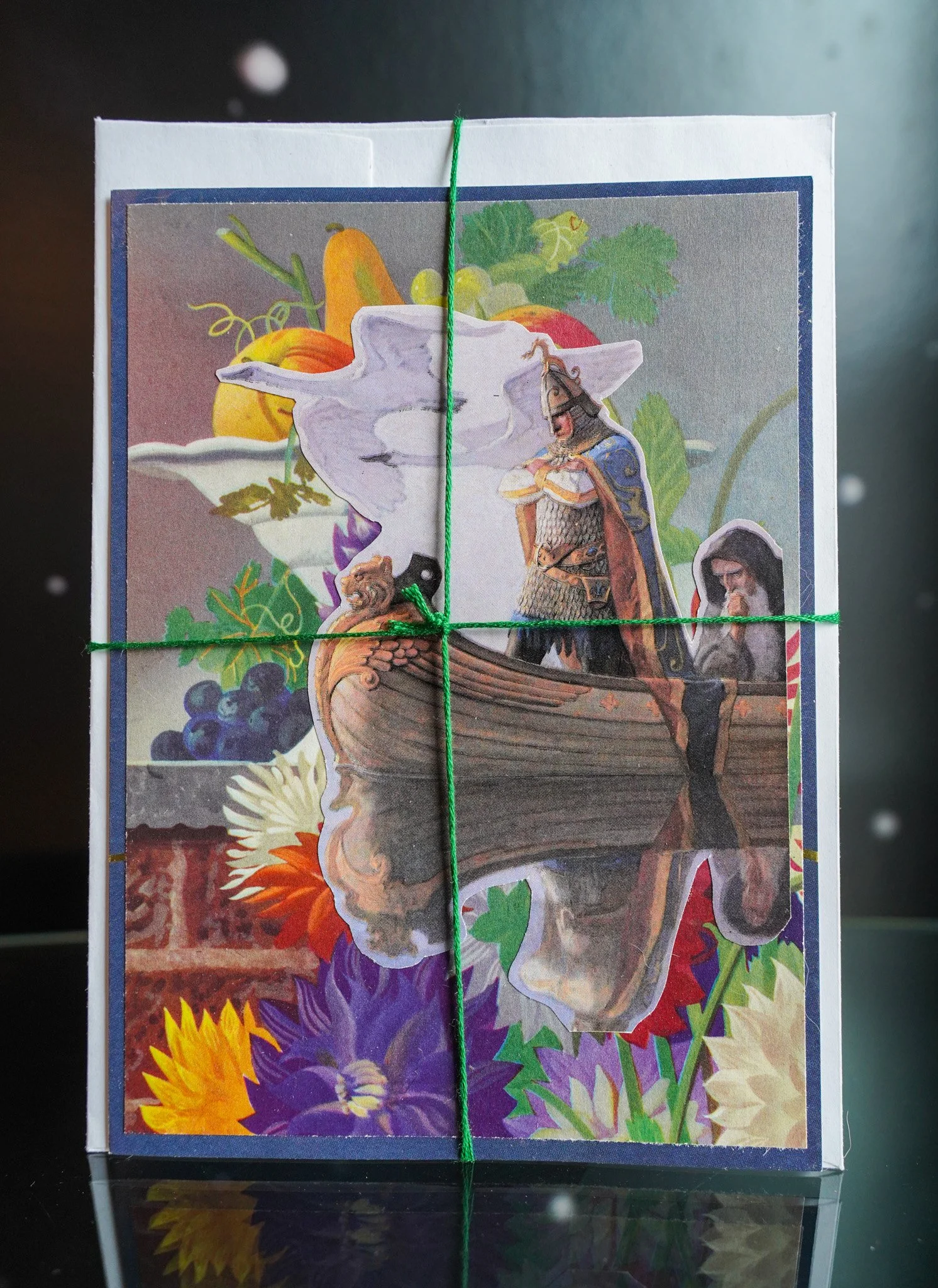 The Brave Voyage: Upcycled Fantasy Card