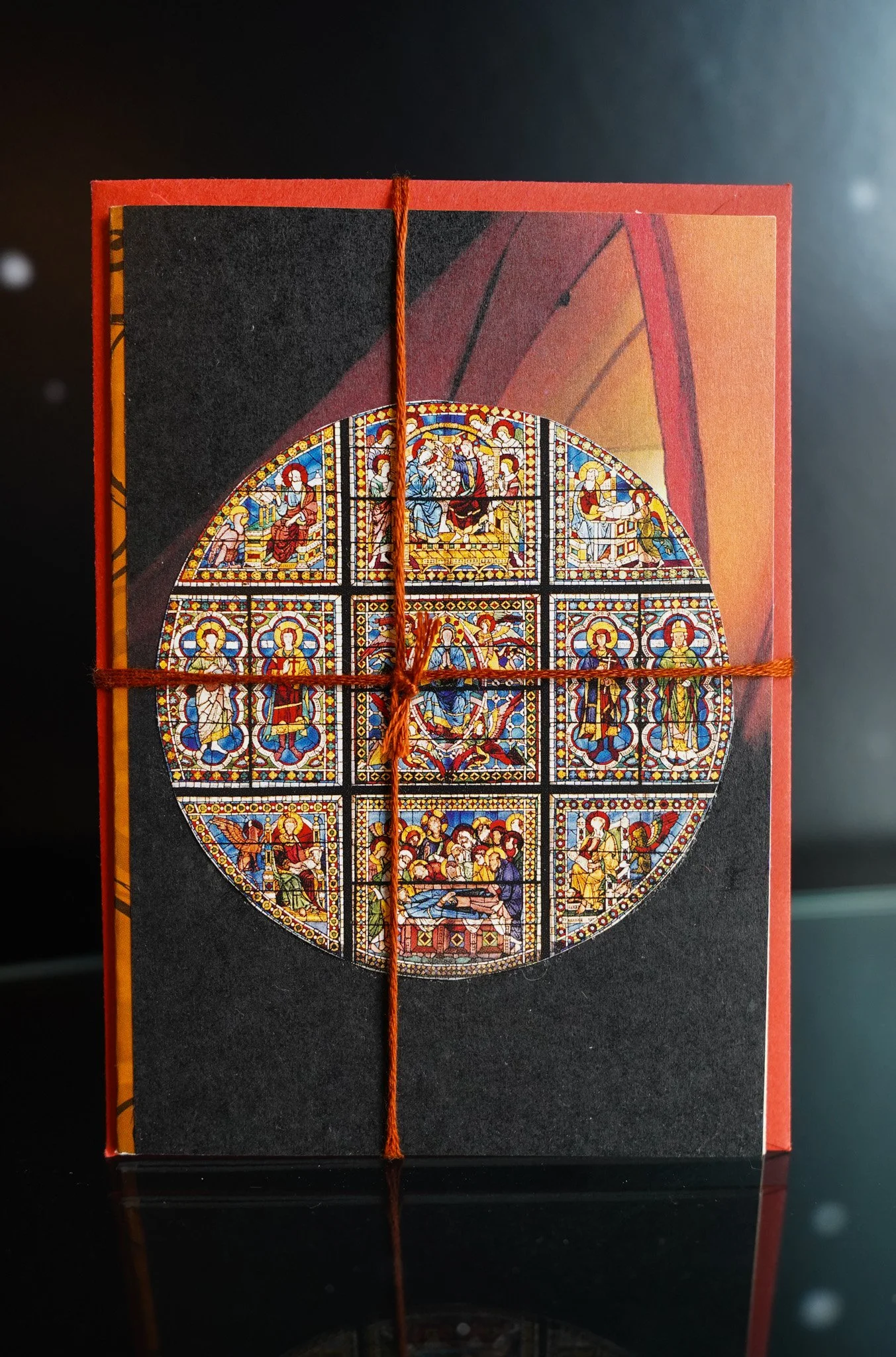 The Cathedral Window: Upcycled Stained Glass Card