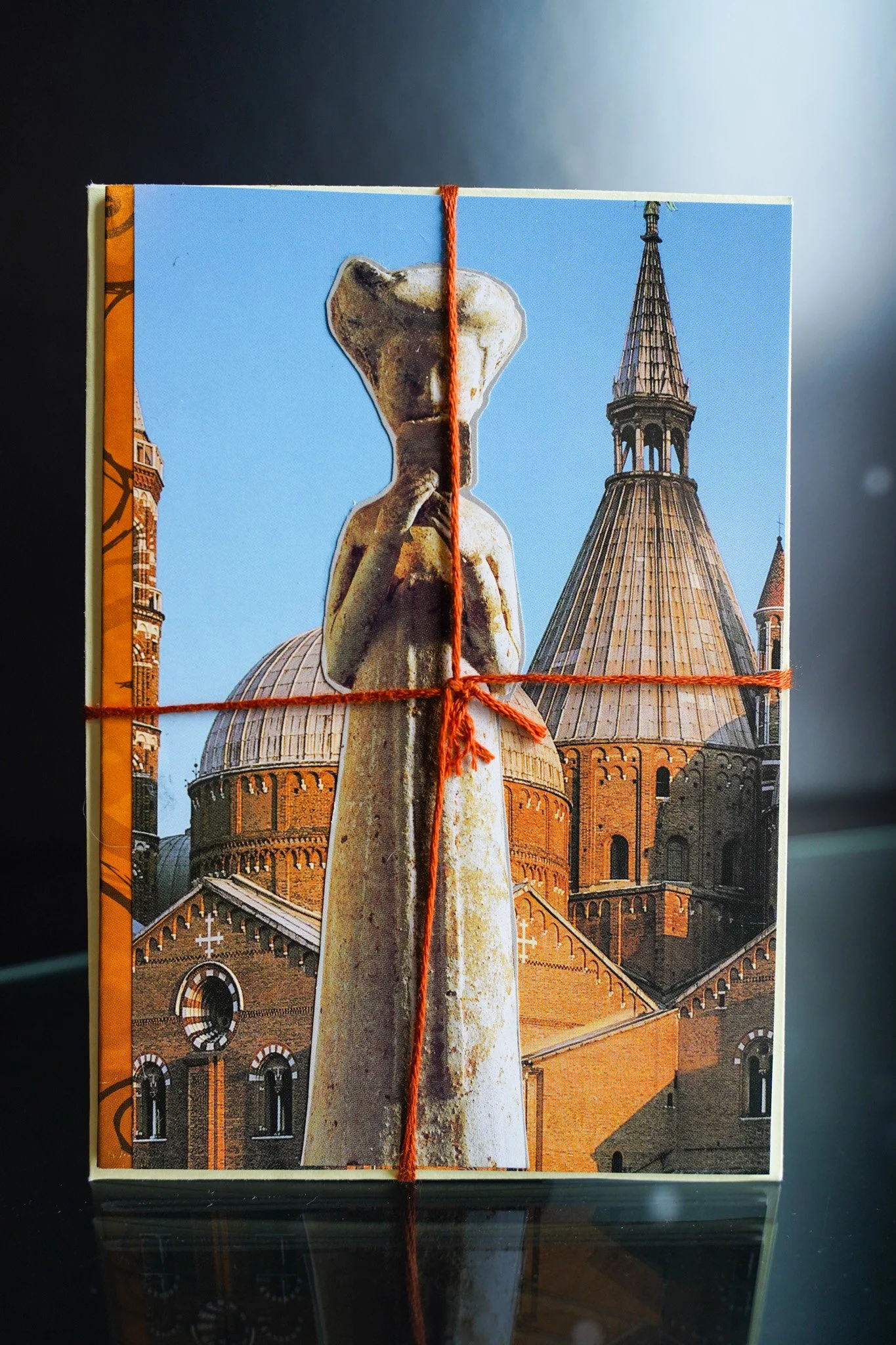 The Silent Sentinel: Upcycled Architecture Card