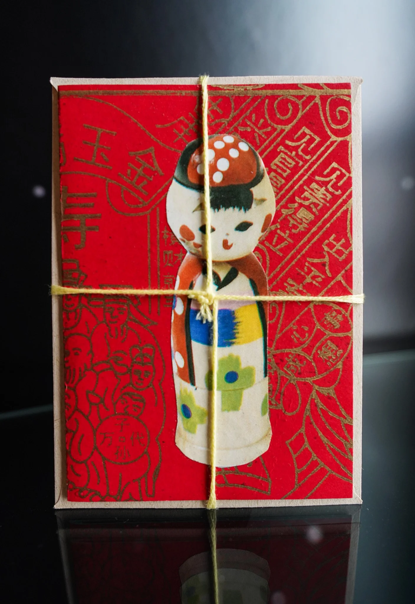 The Kokeshi Companion: Upcycled Cultural Card