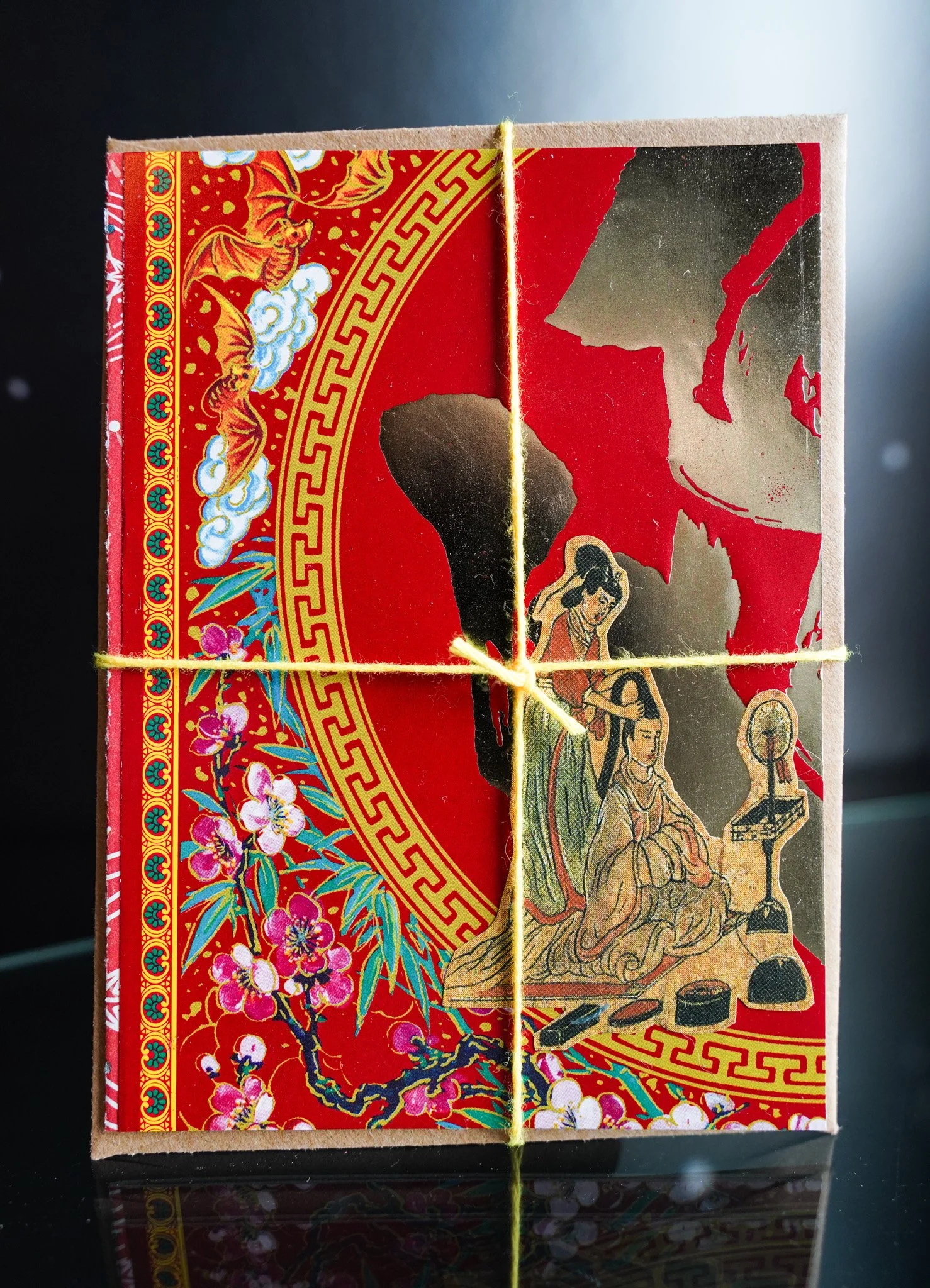 The Golden Refinement: Upcycled Cultural Card