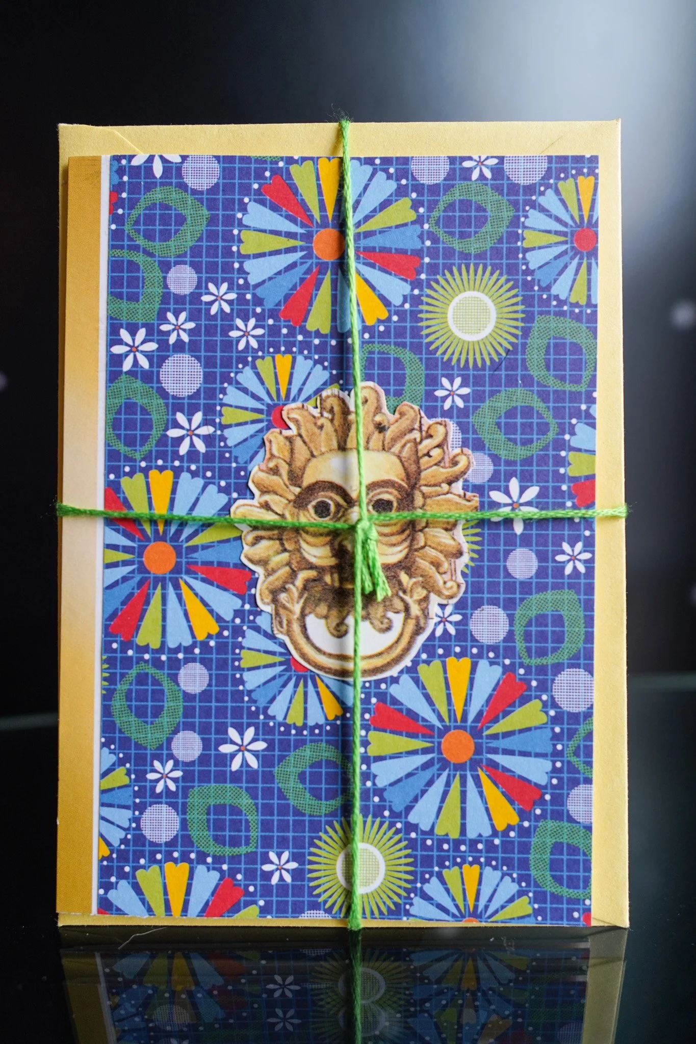 The Radiant Renaissance: Upcycled Sun Card