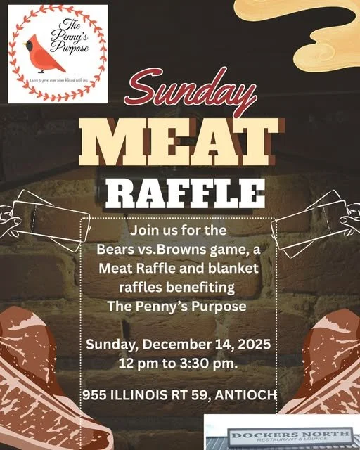 🏈 𝐁𝐞𝐚𝐫𝐬 𝐆𝐚𝐦𝐞𝐝𝐚𝐲 𝐚𝐭 𝐃𝐨𝐜𝐤𝐞𝐫𝐬 𝐍𝐨𝐫𝐭𝐡 – 𝐌𝐞𝐚𝐭 & 𝐁𝐥𝐚𝐧𝐤𝐞𝐭 𝐑𝐚𝐟𝐟𝐥𝐞 🥩🧣