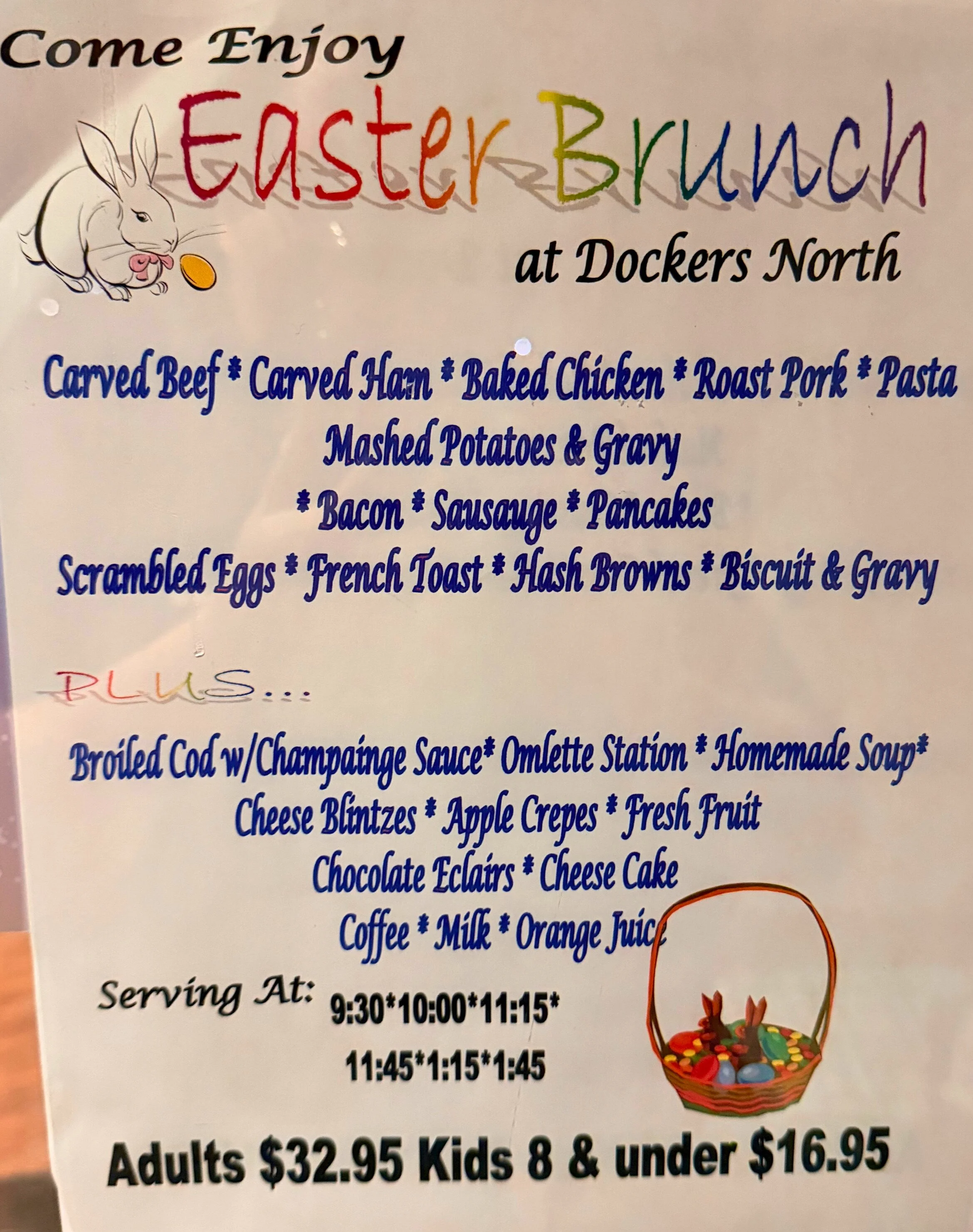 🐣🌷 Join Us for a Delicious Easter Brunch! 🌷🐣