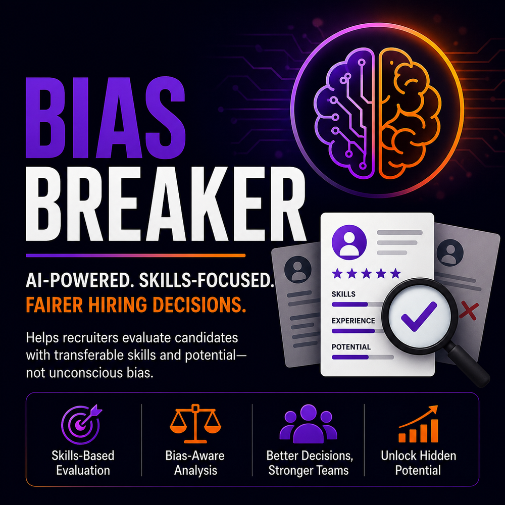 BiasBreaker recruiting evaluation assistant