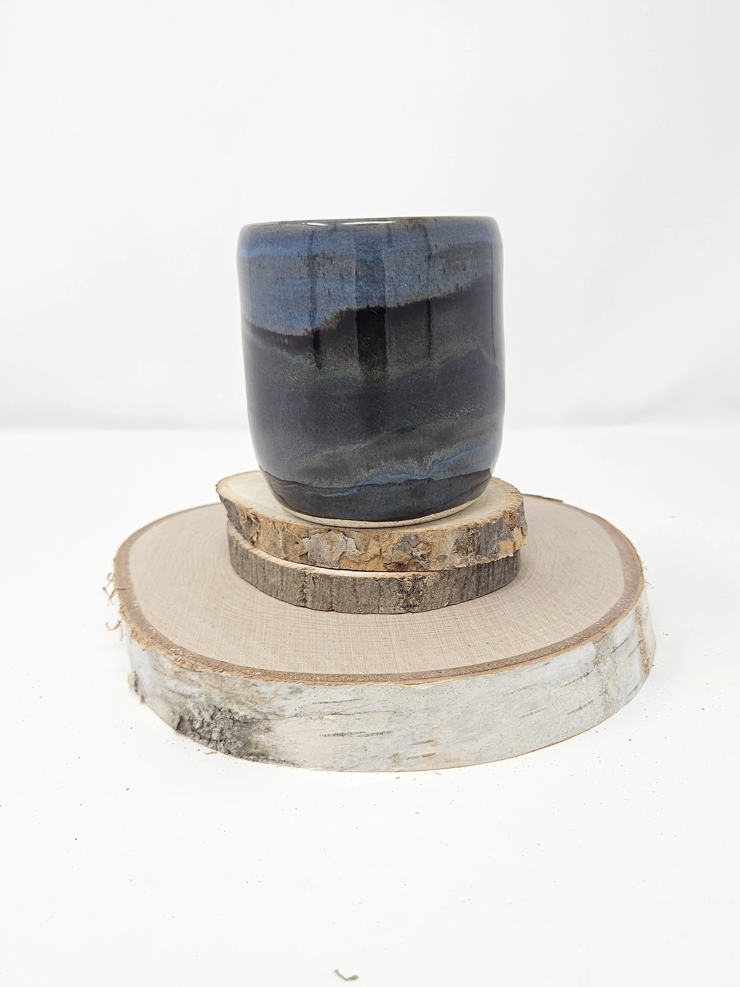 Blue Over Brown Cup