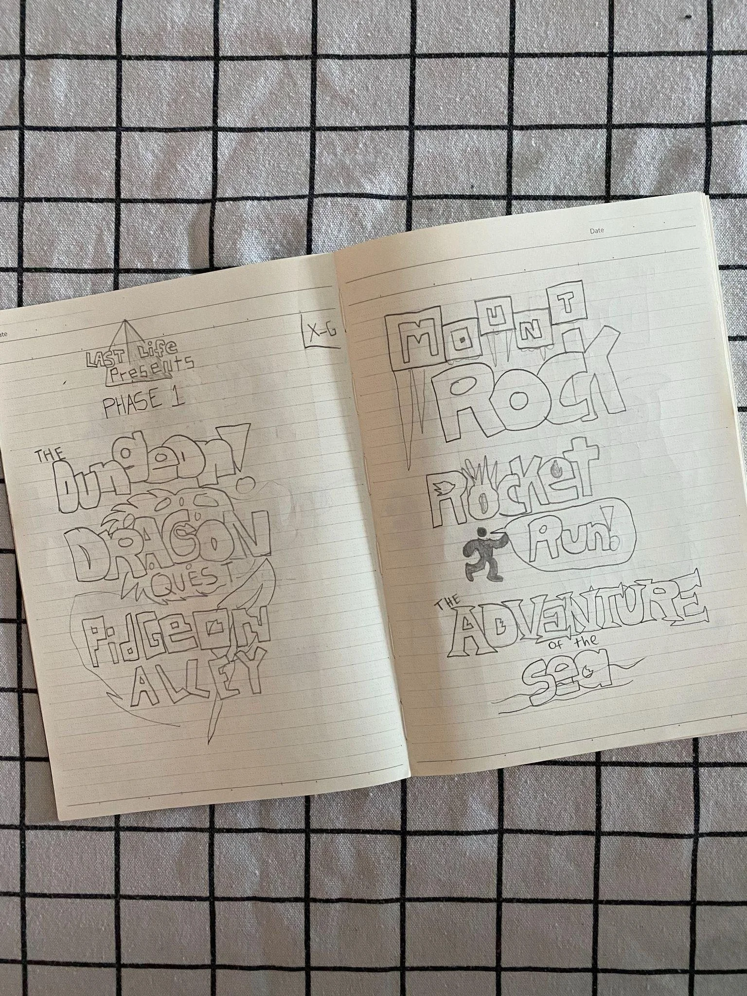 age 10- Mount Rock sketches