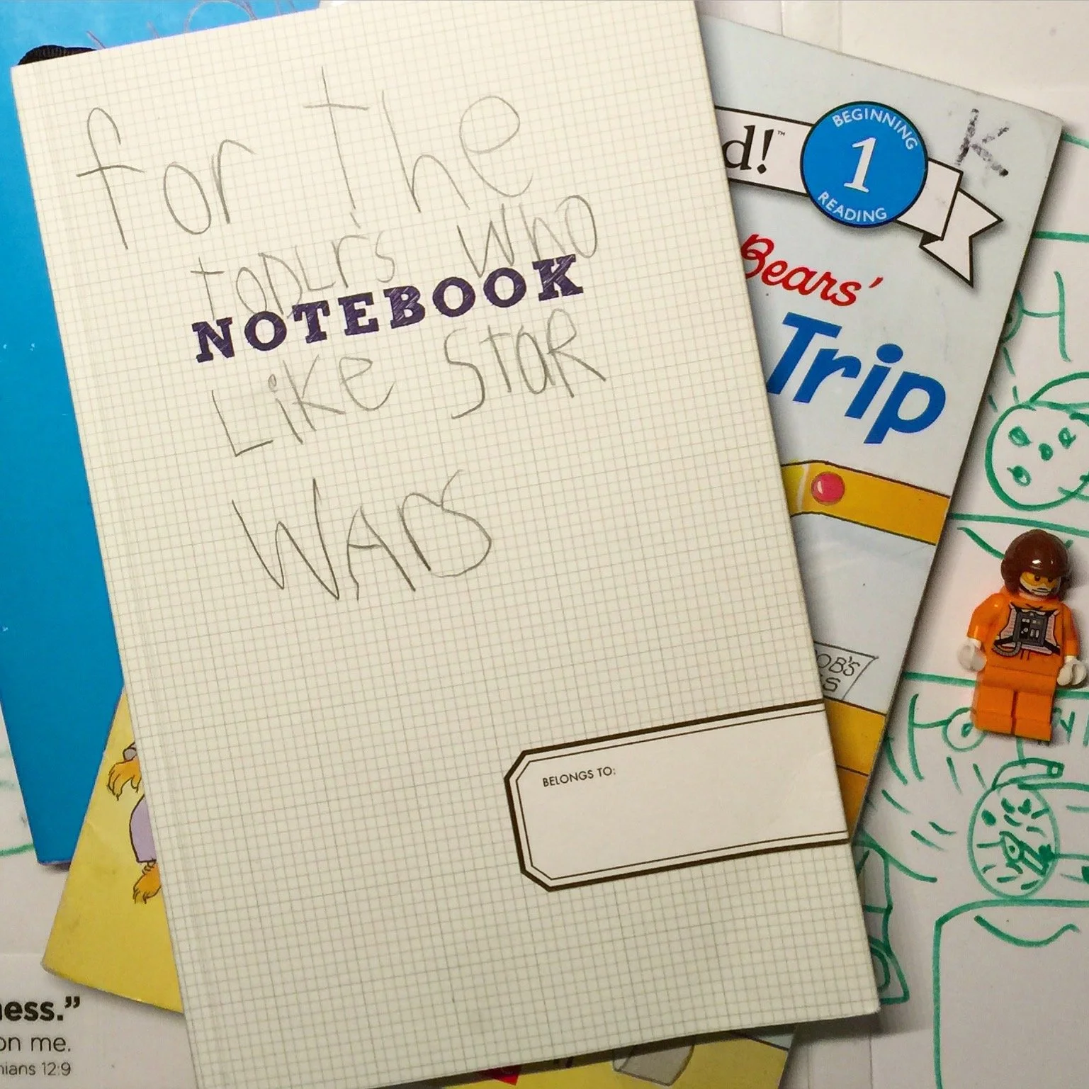 age 7- more notebooks