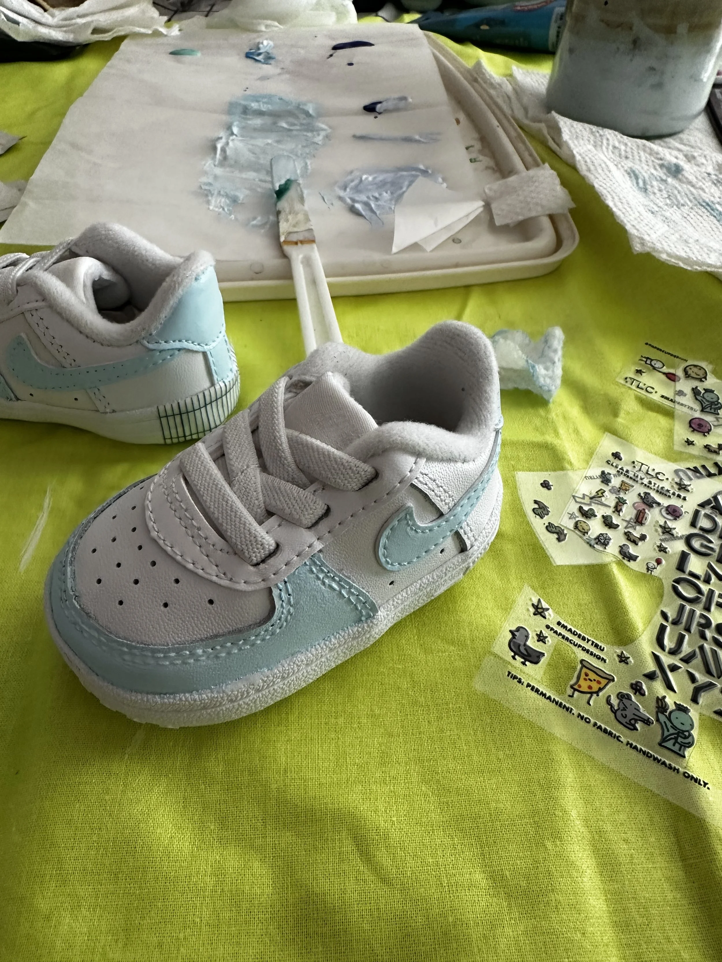 Client gift · Baby Nike commission · 2025