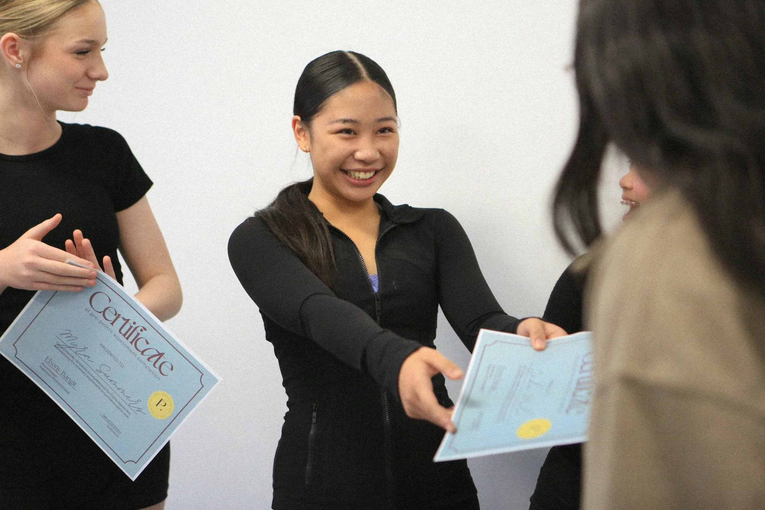 Plie The Clinic Dance Studen- Successful Completion of Comprehensive Pre-Pointe Assessment