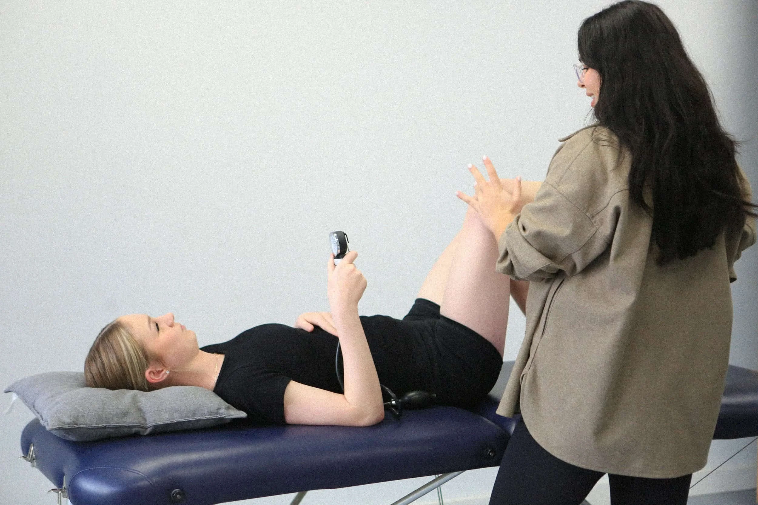 Objective Physiotherapy assessment on a Dance student