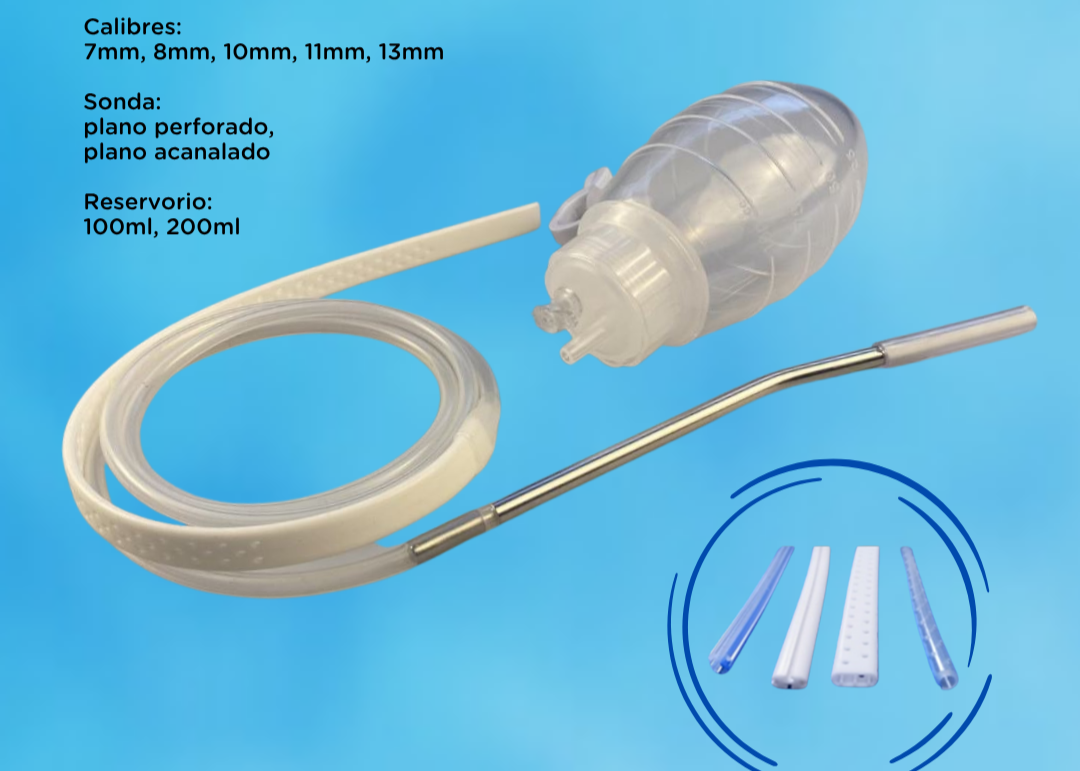 Catéter Plano Reservorio Silicón