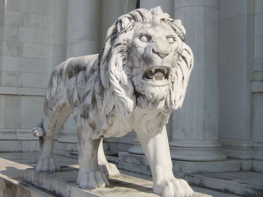 lion-at-the-front-entrance-of-flower-memorial-library-68cc41-1024.jpg