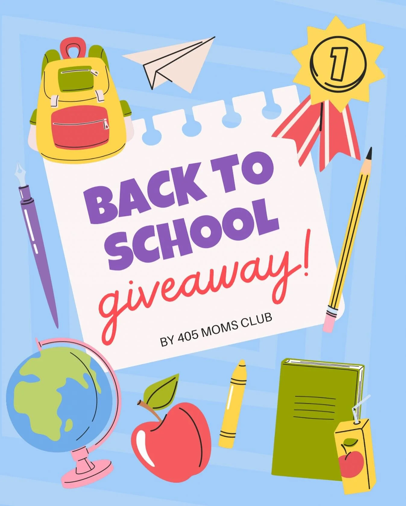 ✏️ BACK TO SCHOOL GIVEAWAY ✏️

We&rsquo;ve partnered with our 405 Directory Members and other local businesses to make the back to school season just a little easier. 🫶 After all, we know it takes a village! And mama, you deserve a helping hand (plu