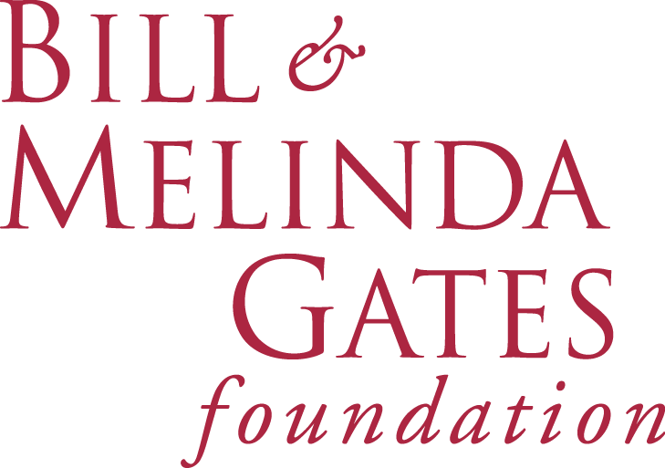 Logo of the Bill & Melinda Gates Foundation with the foundation's name in maroon text.
